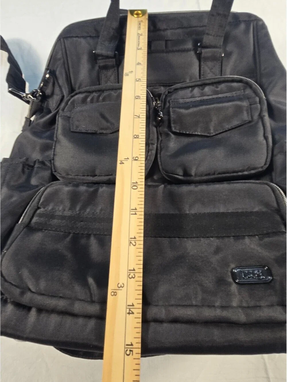 Lug Via 2 Convertible Tote Backpack Black Gorpcore